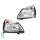 Headlight Set 12 V W5W H7/H1 PY21W Halogen HELLA for e.g. RENAULT CLIO