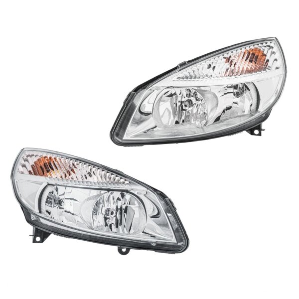 Headlight Set 12 V PY21W W5W H7/H1 Halogen HELLA for RENAULT SCÉNIC and others