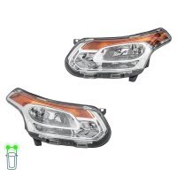 Headlight Set left right 12 V H21W H7/H1 W5W FF Halogen...