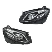 Headlight Set left right LED HELLA for MERCEDES-BENZ...