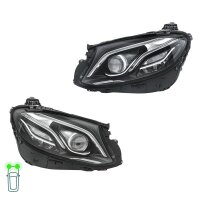 Headlight Set left right LED HELLA for MERCEDES-BENZ...