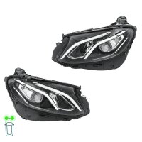 Headlight Set left right LED HELLA for MERCEDES-BENZ...