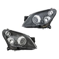 Headlight Set 12 V W5W PY21W D2S/H7 Bi-Xenon Halogen...