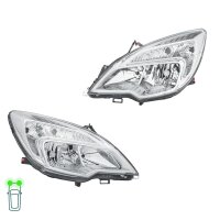 Headlight Set 12 V PY21W W21/5W H7/H1 Halogen FF HELLA...