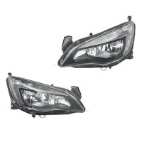 Headlight Set left right 12 V H7/H7 LED FF Halogen HELLA...