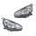 Headlight Set left right 12 V H7/H1 W21/5W HELLA Lighting Expertise for OPEL
