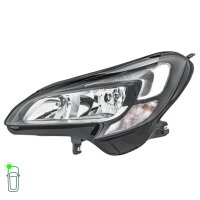 Headlight Set LED H7/H7 PSY24W FF Halogen HELLA for e.g. OPEL CORSA