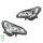 Headlight Set LED H7/H7 PSY24W FF Halogen HELLA for e.g. OPEL CORSA