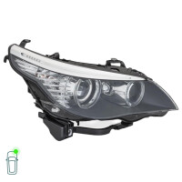 Headlight Set left right 12 V H8 PY21W D1S Bi-Xenon HELLA for BMW 5 Series