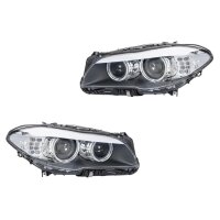 Headlight Set left right 12 V D1S LED bi-xenon HELLA for...