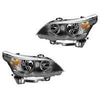 Headlight Set left right 12 V W5W H7/H7 halogen HELLA for...