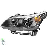 Headlight Set left right 12 V W5W H7/H7 halogen HELLA for BMW 5 Series