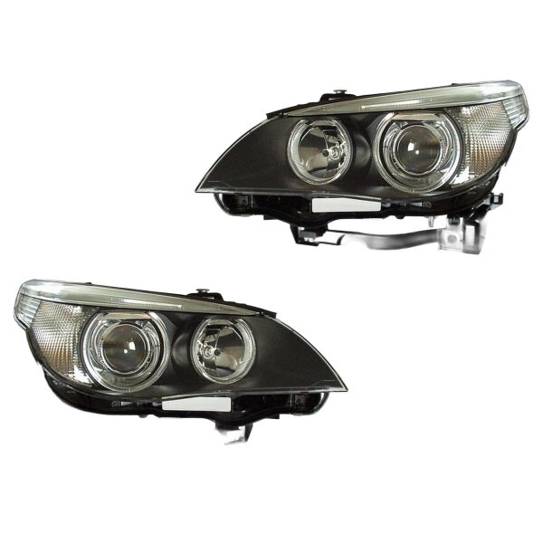 Headlight Set 12 V PY21W LED D2S/H7 halogen bi-xenon HELLA for BMW 5 Series