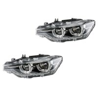 Headlight Set left right 12 V LED HELLA for BMW 3 Series...