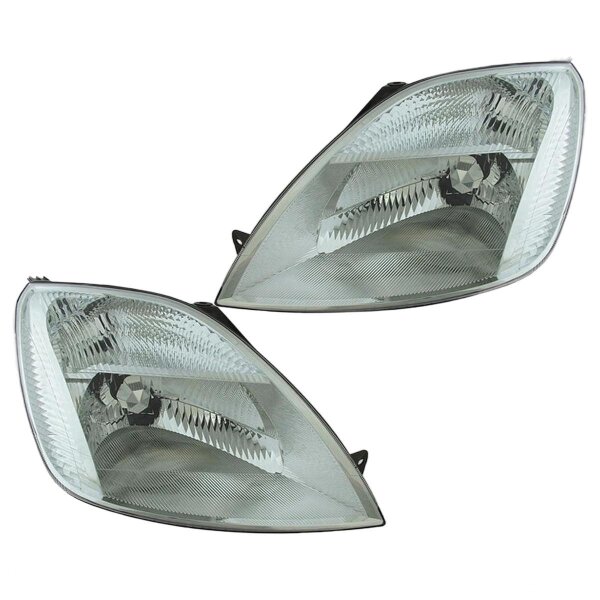 Headlight Set left right 12 V PY21W W5W H4 Halogen HELLA for e.g. FORD FIESTA