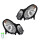 Headlight Set 12 V PY21W H7/H7 W5W Halogen HELLA for e.g. MB E-CLASS