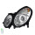 Headlight Set 12 V PY21W H7/H7 W5W Halogen HELLA for e.g. MB E-CLASS