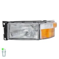 Headlight Set 24 V R10W P21W H4 Halogen HELLA suitable for e.g. SCANIA 4