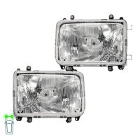 Hauptscheinwerfer-Set links rechts 24 V H4 W5W Halogen...