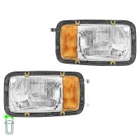 Headlight Set left right 12 V 24 V T4W P21W H4 Halogen...