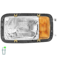 Headlight Set left right 12 V 24 V T4W P21W H4 Halogen HELLA for e.g. MB SK