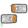 Headlight Set left right 12 V 24 V T4W P21W H4 Halogen HELLA for e.g. MB SK