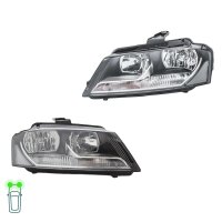 Headlight Set 12 V W5W PS19W H7/H7 PSY24W FF Halogen...