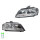 Headlight Set 12 V W5W PS19W H7/H7 PSY24W FF Halogen HELLA for AUDI A3