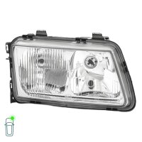 Headlight Set left right 12 V W5W H7/H1 Halogen FF HELLA for AUDI A3