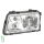 Headlight Set left right 12 V W5W H7/H1 Halogen FF HELLA for AUDI A3