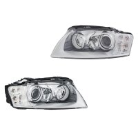 Headlight Set left right 12 V H8 W5W P21W D2S Bi-Xenon...