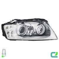 Scheinwerfer-Set links/rechts P21W HELLA für AUDI A8 (4E2, 4E8)