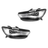 Headlight Set left right PSY24W H7 D5S LED bi-xenon HELLA...