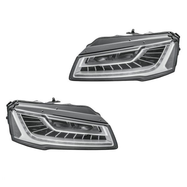 Headlight Set left right 12 V LED HELLA suitable for AUDI A8