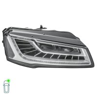 Headlight Set left right 12 V LED HELLA suitable for AUDI A8