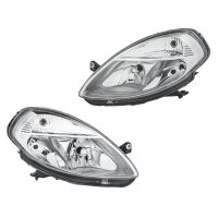 Headlight Set 12 V PY21W H7/H3 W5W Halogen HELLA for...