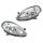 Scheinwerfer-Set links/rechts H7/H3 HELLA für Lancia Ypsilon (843_)