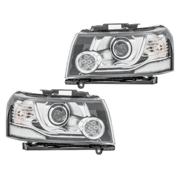 Hauptscheinwerfer-Set 12 V LED PY21W HB3 Halogen HELLA für u.a. LAND ROVER