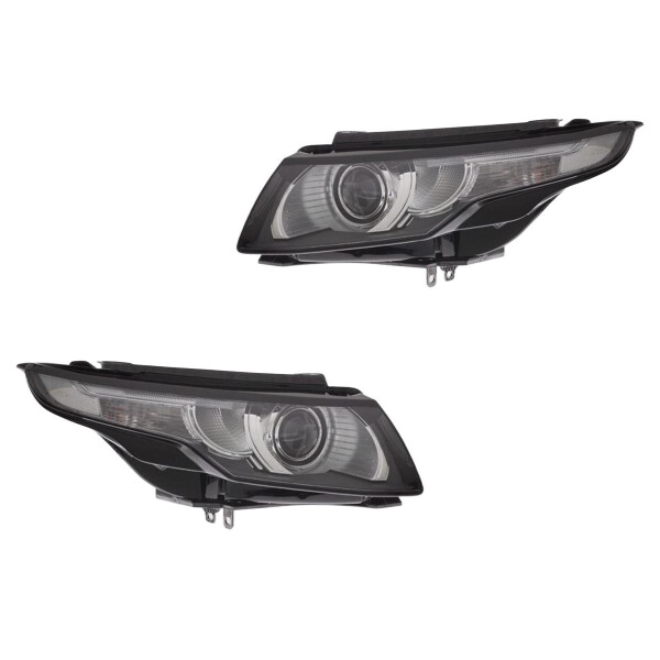 Headlight Set left right 12 V PSY24W HB3 Halogen HELLA for LAND ROVER EVOQUE