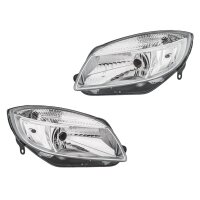 Hauptscheinwerfer-Set 12 V H4 W5W PY21W FF Halogen HELLA...