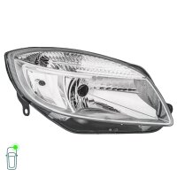 Hauptscheinwerfer-Set 12 V H4 W5W PY21W FF Halogen HELLA für u.a. SKODA FABIA