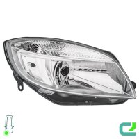 Scheinwerfer-Set links/rechts W5W HELLA für Skoda Fabia II (542)