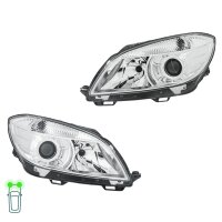 Hauptscheinwerfer-Set 12 V W5W PY21W H7/H7 FF DE Halogen...