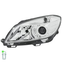 Headlight Set 12 V W5W PY21W H7/H7 FF DE Halogen HELLA for SKODA and others