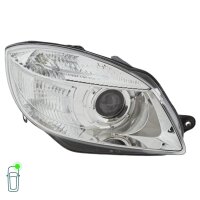 Headlight Set 12 V H7 W5W PY21W Halogen FF HELLA for e.g. SKODA FABIA