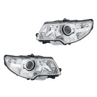 Headlight Set 12 V H3 D1S W5W W16W Halogen Bi-Xenon FF...