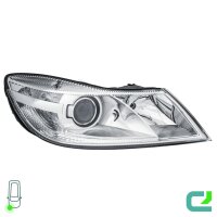 Scheinwerfer-Set links/rechts W5W HELLA für Skoda Octavia II (1Z3)