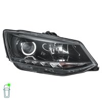 Headlight Set 12 V H7/H7 WY21W DE Halogen HELLA for e.g. SKODA FABIA