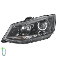 Headlight Set 12 V H7/H7 WY21W DE Halogen HELLA for e.g. SKODA FABIA