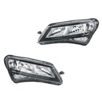 Headlight Set 12 V H7/H7 PWY24W PW24W FF Halogen HELLA...